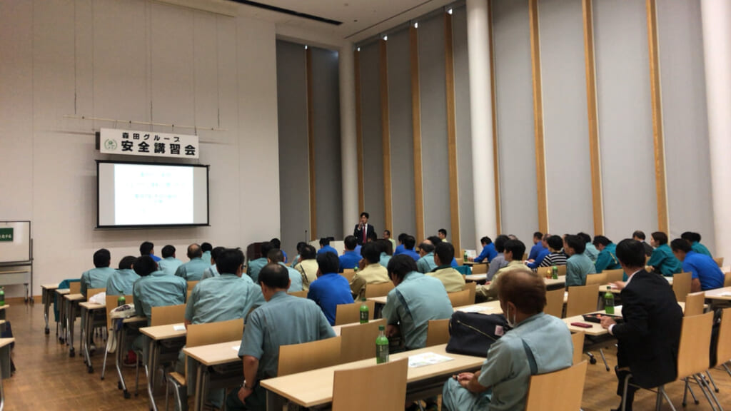 安全運転講習会　森田運送株式会社様