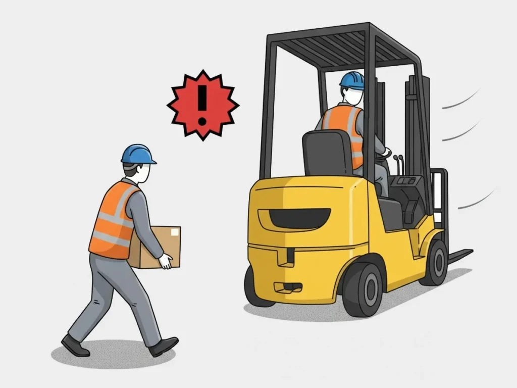 フォークリフト　ヒヤリハット